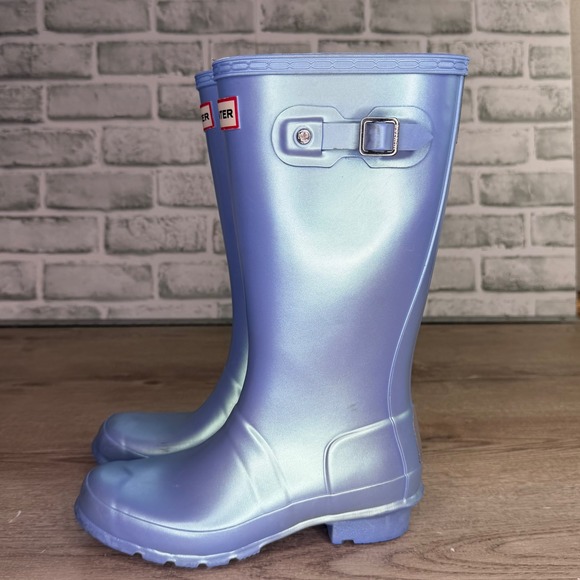 Hunter Shoes - Hunter Original Kids Nebula Rain Boots Size US 4G/3B